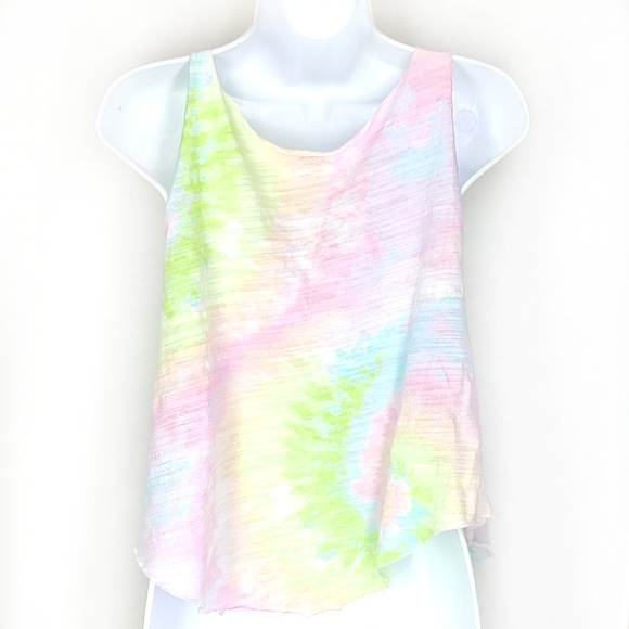 Pink pajamas top, size large, tie dye sleep wear. - Picture 3 of 4